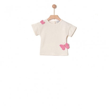 Yell- Oh! T-shirt με ρόζ πεταλούδες 